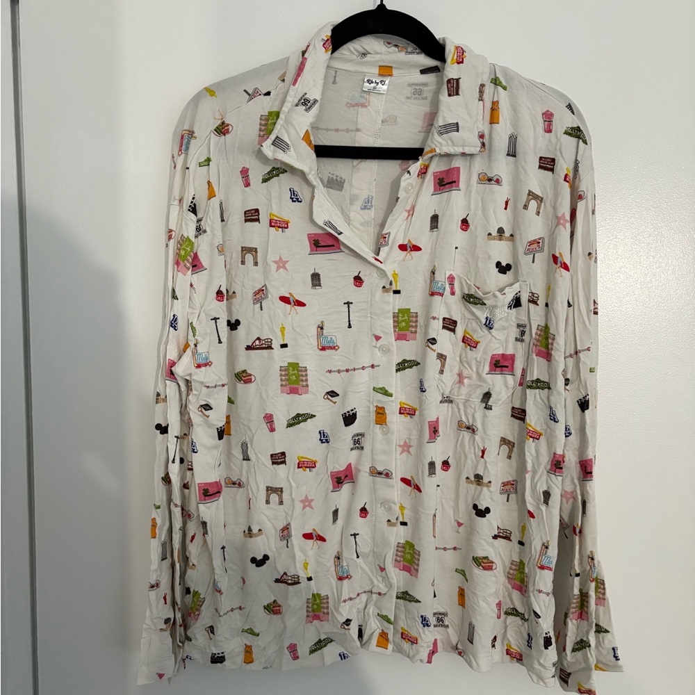 Los Angeles theme pajama set